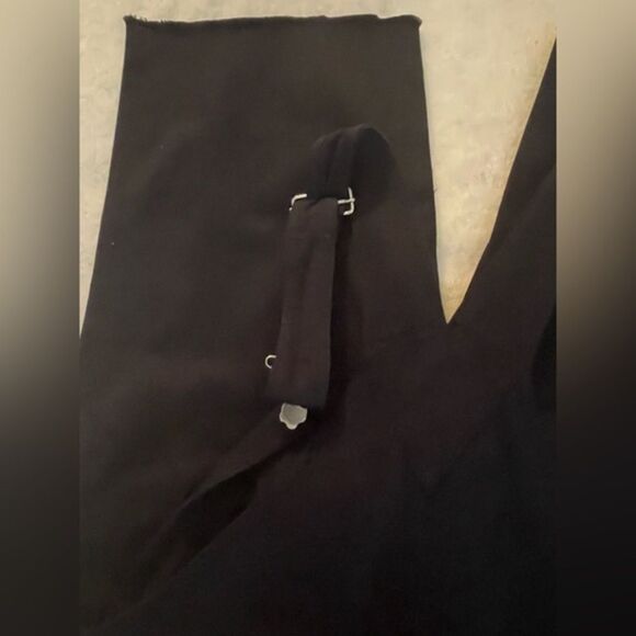 Small Joy Land black 4-pocket double front pocket overalls jumpsuit shorteralls - Picture 8 of 15